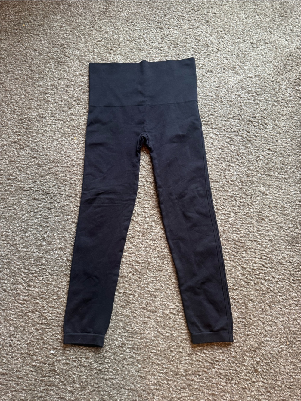 SPANX Look At Me Now High-Waisted Seamless Leggings Black